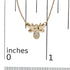 10K Yellow Gold Diamond Accented Bumble Bee Pendant 18" Inch Necklace (H-I Color, I1-I2 Clarity) - Evallys.com # #