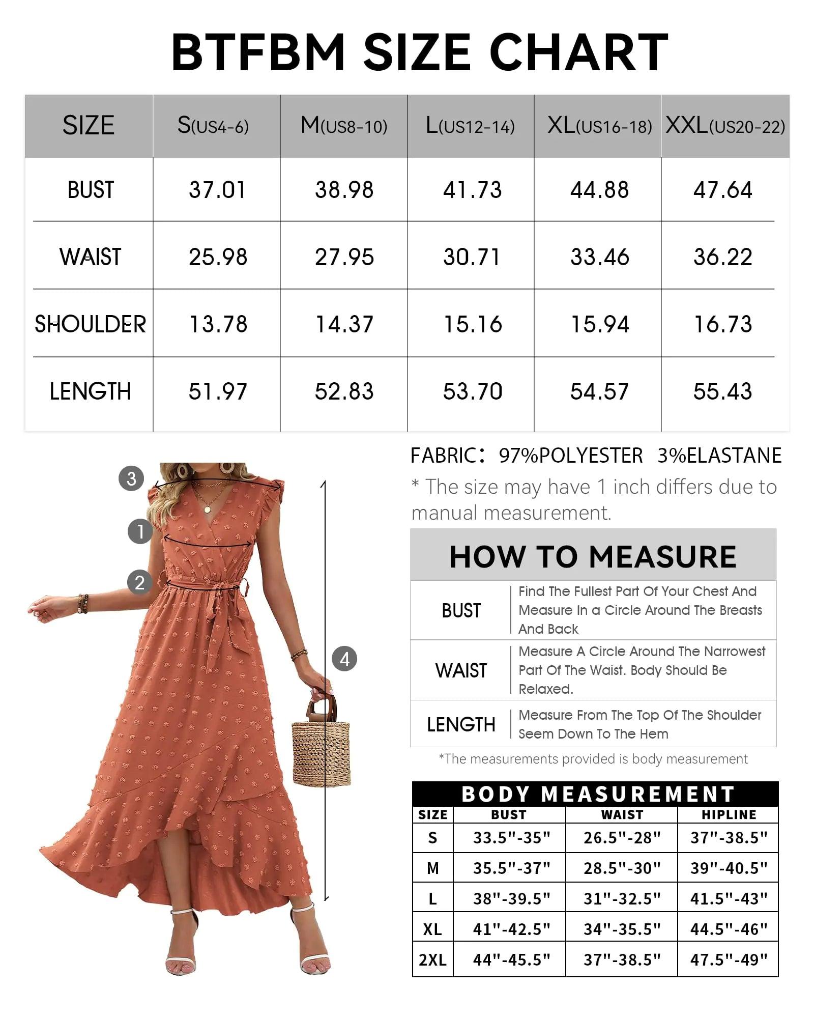 BTFBM Women 2024 Summer V Neck Dress Cap Sleeve Swiss Dot Boho Ruffle Slit Beach Cocktail Party Flowy Long Maxi Dresses Medium Swiss Dot Orange Red - Evallys.com # #