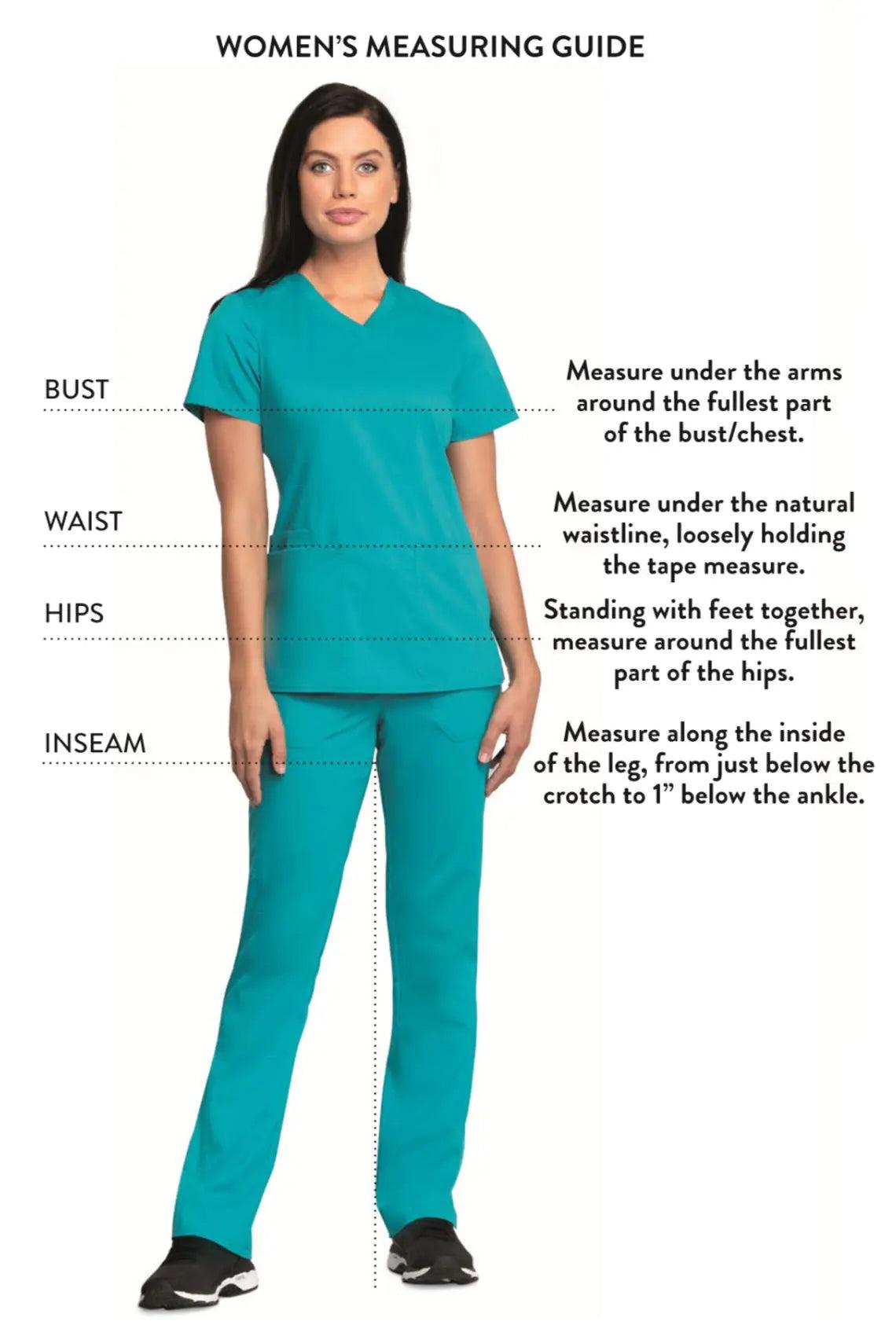 Scrubs for Women Workwear Revolution, Drawstring Scrub Pants, Soft Stretch WW120 Large Tall Caribbean Blue - Evallys.com # #