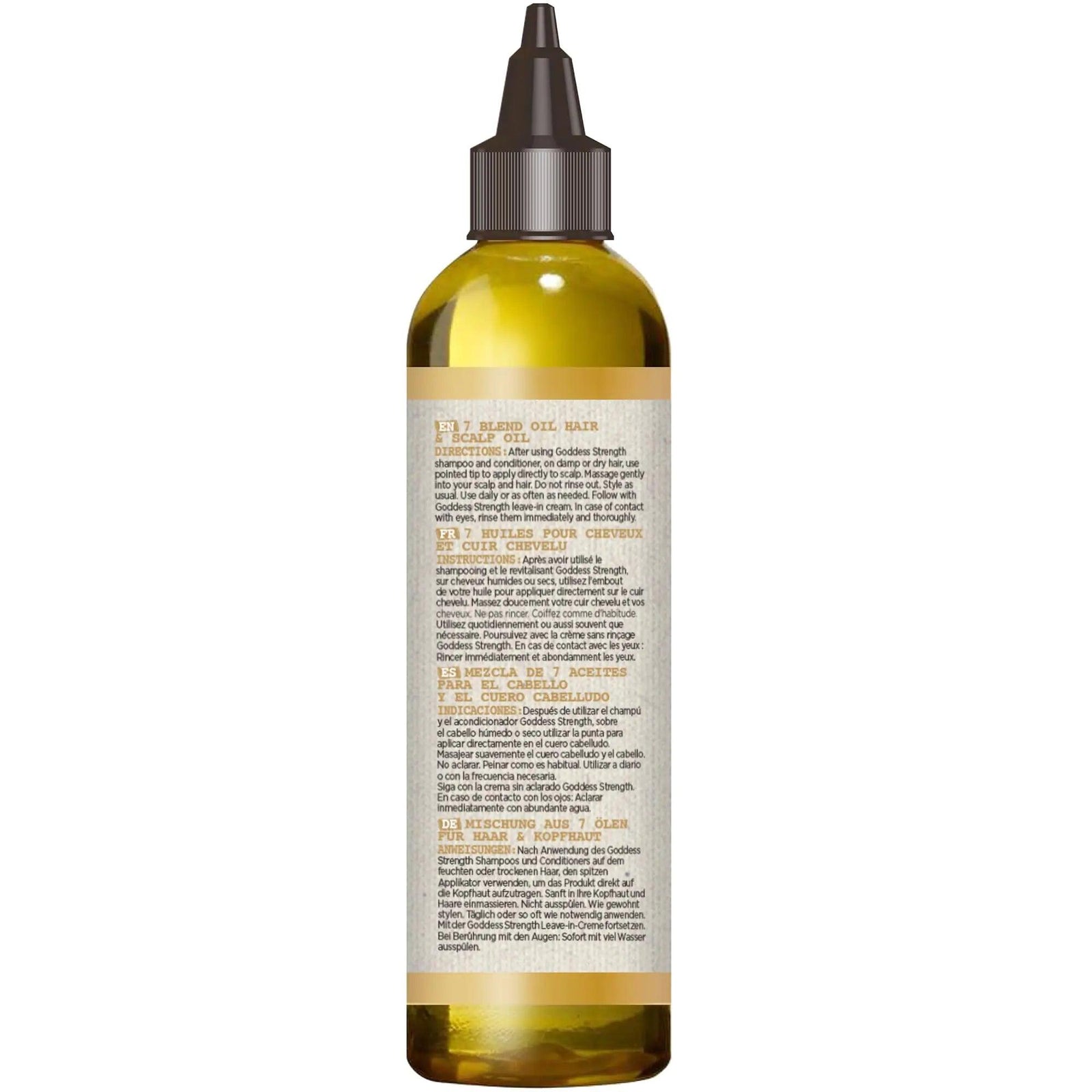 Carol's Daughter Goddess Strength 7 Oil Blend Scalp and Hair Oil for Wavy, Coily and Curly Hair, Hair Treatment Serum with Castor Oil for Weak Hair, 4.2 Fl Oz - Evallys.com # #