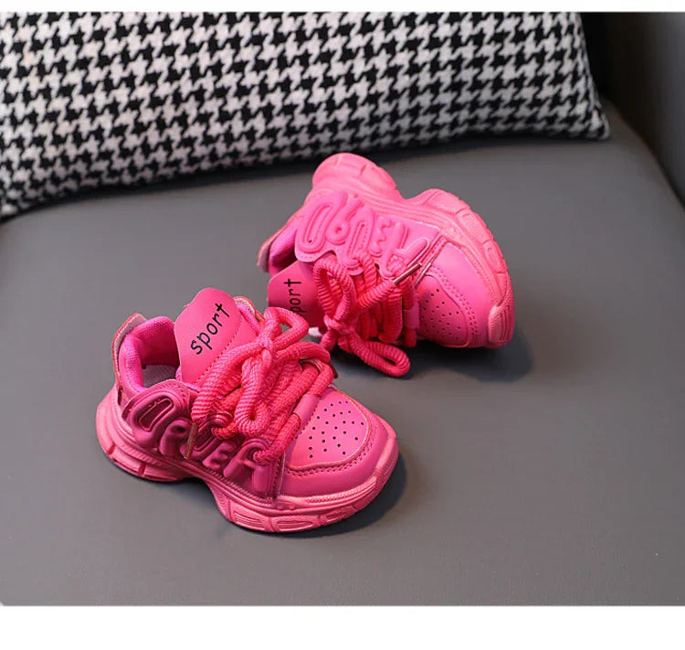 Kids Sports Shoes Children Casual Running Shoes for Boys Girls Air Mesh Breathable Fashion Sneakers Spring Summer Anti-skid Soft - Evallys.com