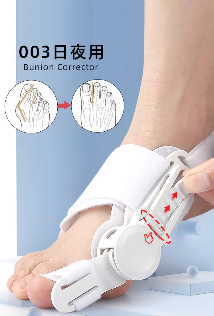 Hallux Valgus Corrector Bunions For Toes Corrector Foot Finger Separator Toe Separator Foot Care Bunion Corrector - Evallys.com