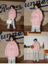 American Style Retro Alphabet Padded Fleece Sweater Women's Hooded Autumn and Winter 2023 New Winter Oversize Coat Fashion - Evallys.com