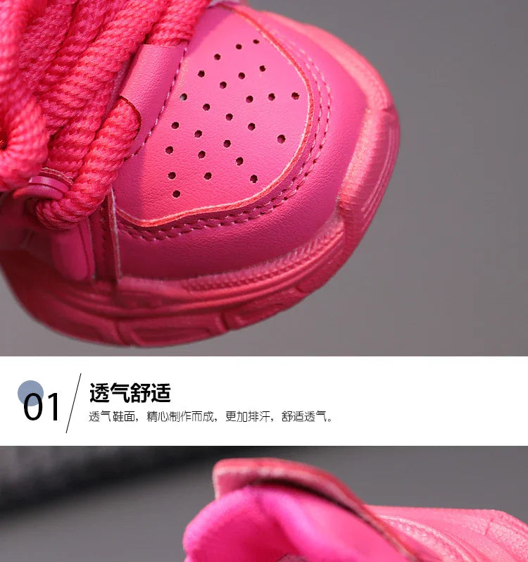 Kids Sports Shoes Children Casual Running Shoes for Boys Girls Air Mesh Breathable Fashion Sneakers Spring Summer Anti-skid Soft - Evallys.com