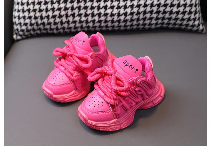 Kids Sports Shoes Children Casual Running Shoes for Boys Girls Air Mesh Breathable Fashion Sneakers Spring Summer Anti-skid Soft - Evallys.com