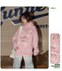 American Style Retro Alphabet Padded Fleece Sweater Women's Hooded Autumn and Winter 2023 New Winter Oversize Coat Fashion - Evallys.com