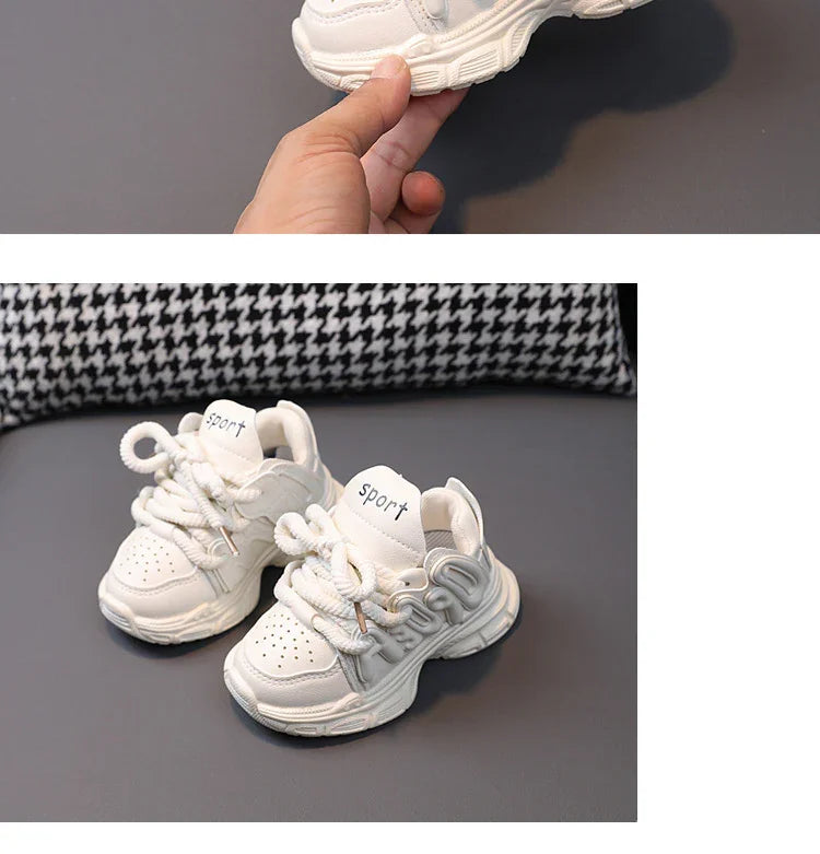 Kids Sports Shoes Children Casual Running Shoes for Boys Girls Air Mesh Breathable Fashion Sneakers Spring Summer Anti-skid Soft - Evallys.com