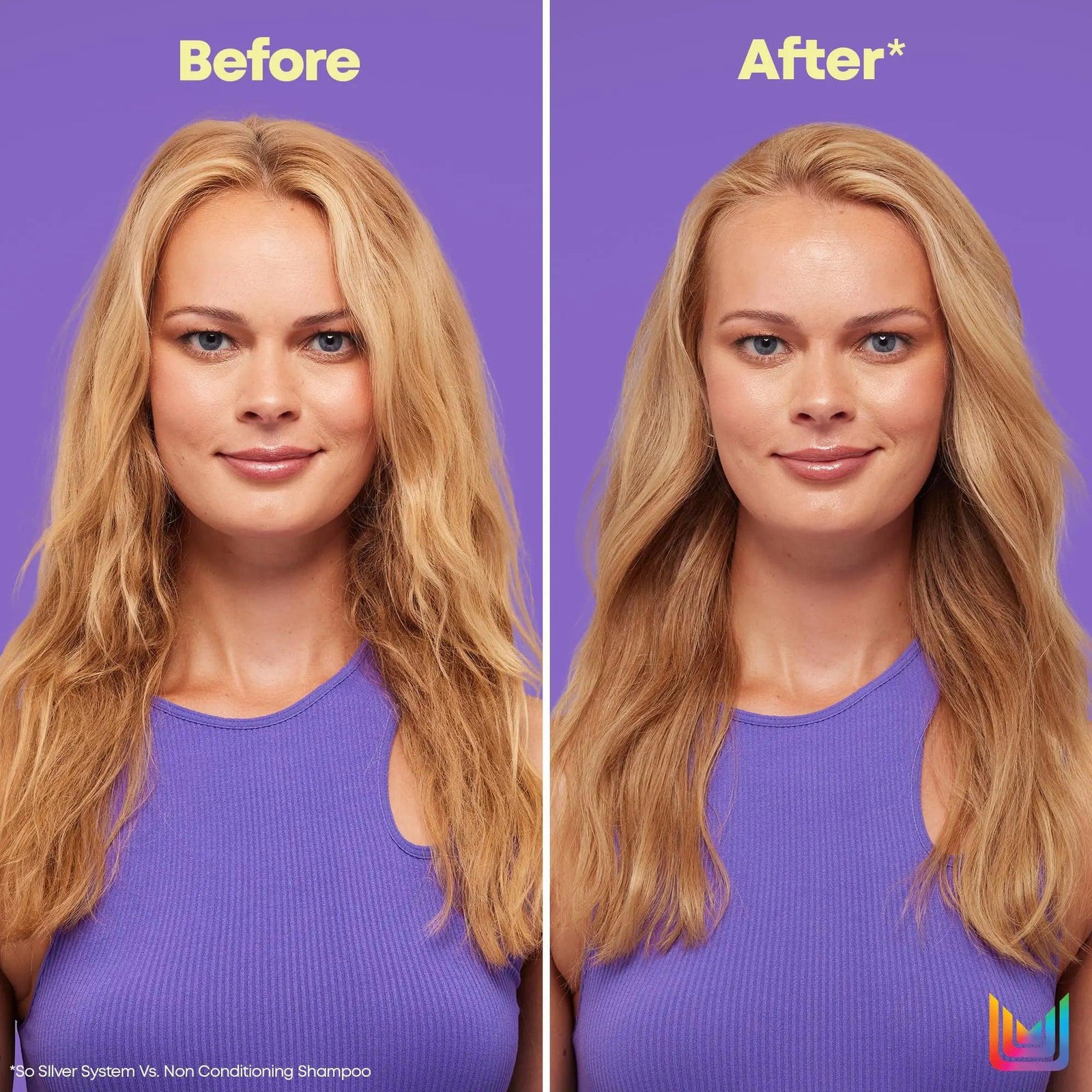 Matrix So Silver Purple Shampoo | Neutralizes Yellow Tones | Color Depositing & Toning | For Color Treated, Blonde, Grey, and Platinum Hair | Packaging May Vary | Vegan 33.8 Fl Oz (Pack of 1) - Evallys.com