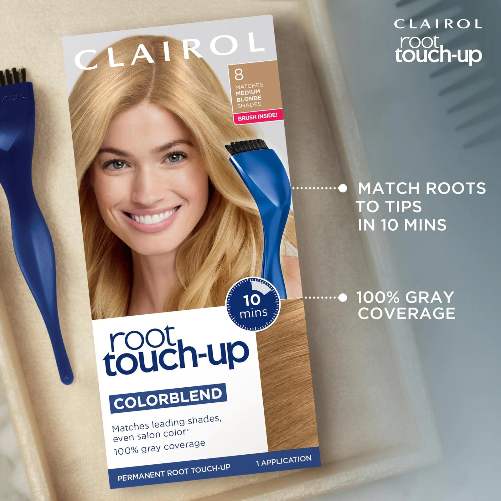 Clairol Root Touch-Up by Nice'n Easy Permanent Hair Dye, 5 Medium Brown Hair Color, (Pack of 1) - Evallys.com # #