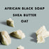 SheaMoisture Bar Soap African Black Soap for Troubled Skin Cleanser with Shea Butter 8 oz - Evallys.com # #