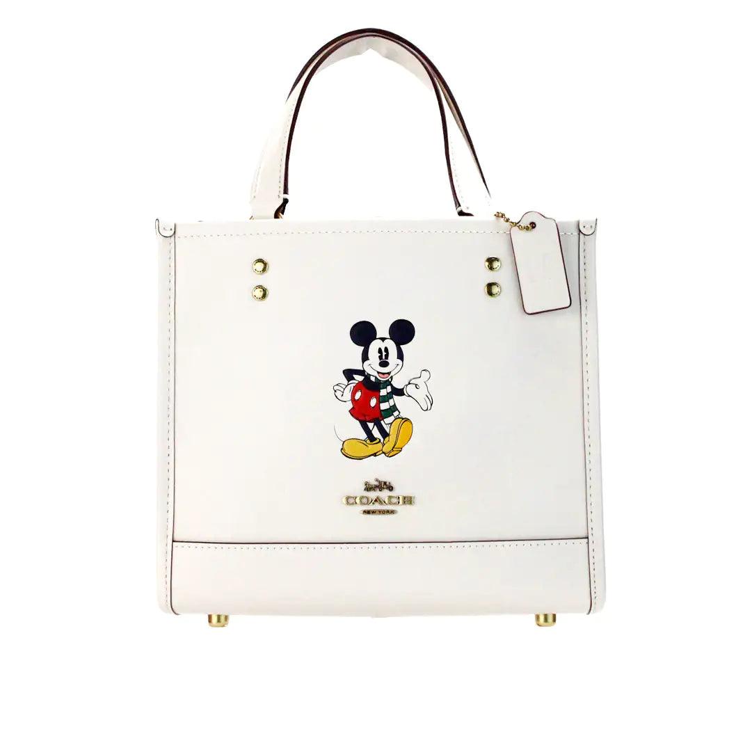 Coach X Disney Dempsey Small Mickey Mouse Tote 22 Bag - Evallys.com # #