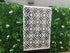 Snowy White Artificial Vertical Garden 40" x 40" 11SQ FT UV Resistant - Evallys.com