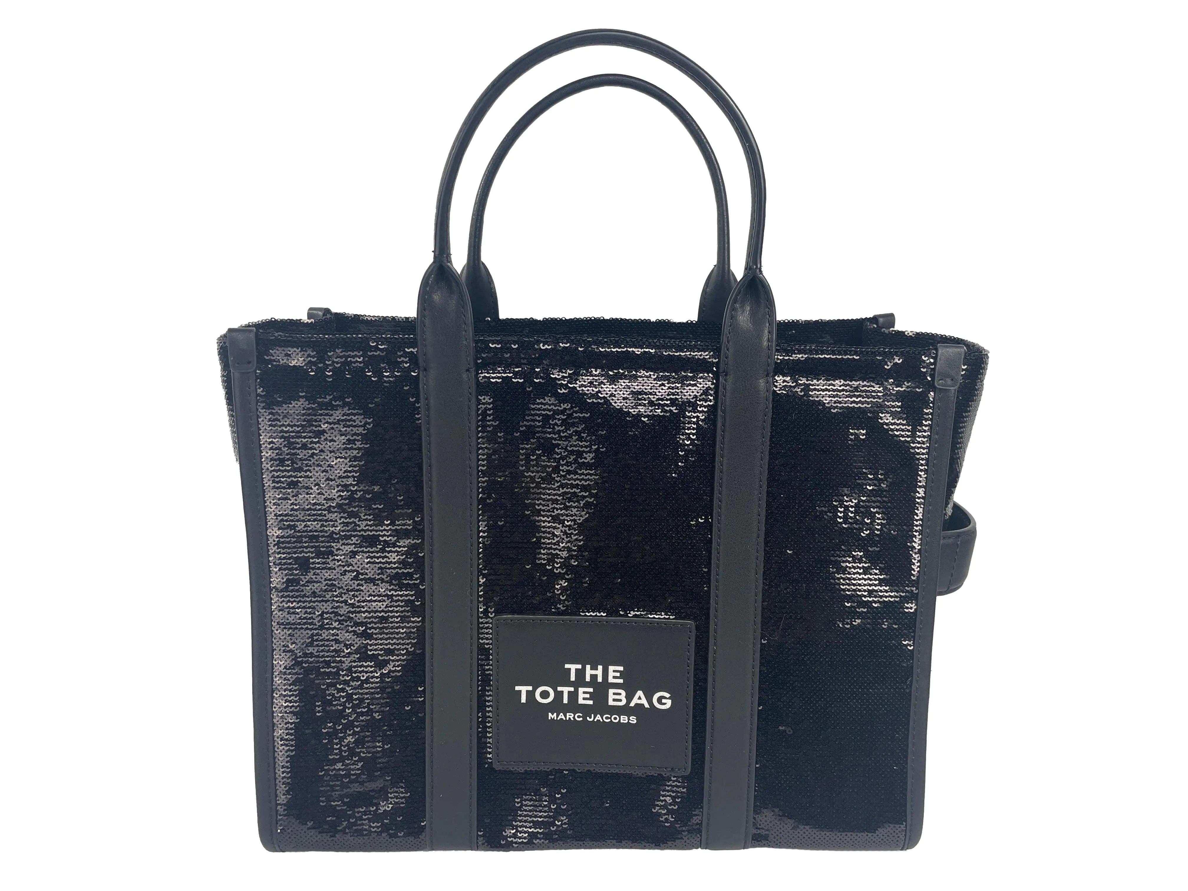 Marc Jacobs The Tote Bag Sequence Black Bag - Evallys.com # #