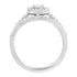 10K White Gold Diamond Engagement Ring and Wedding Band Set (3/8 Cttw, I-J Color, I2-I3 Clarity) - Evallys.com # #