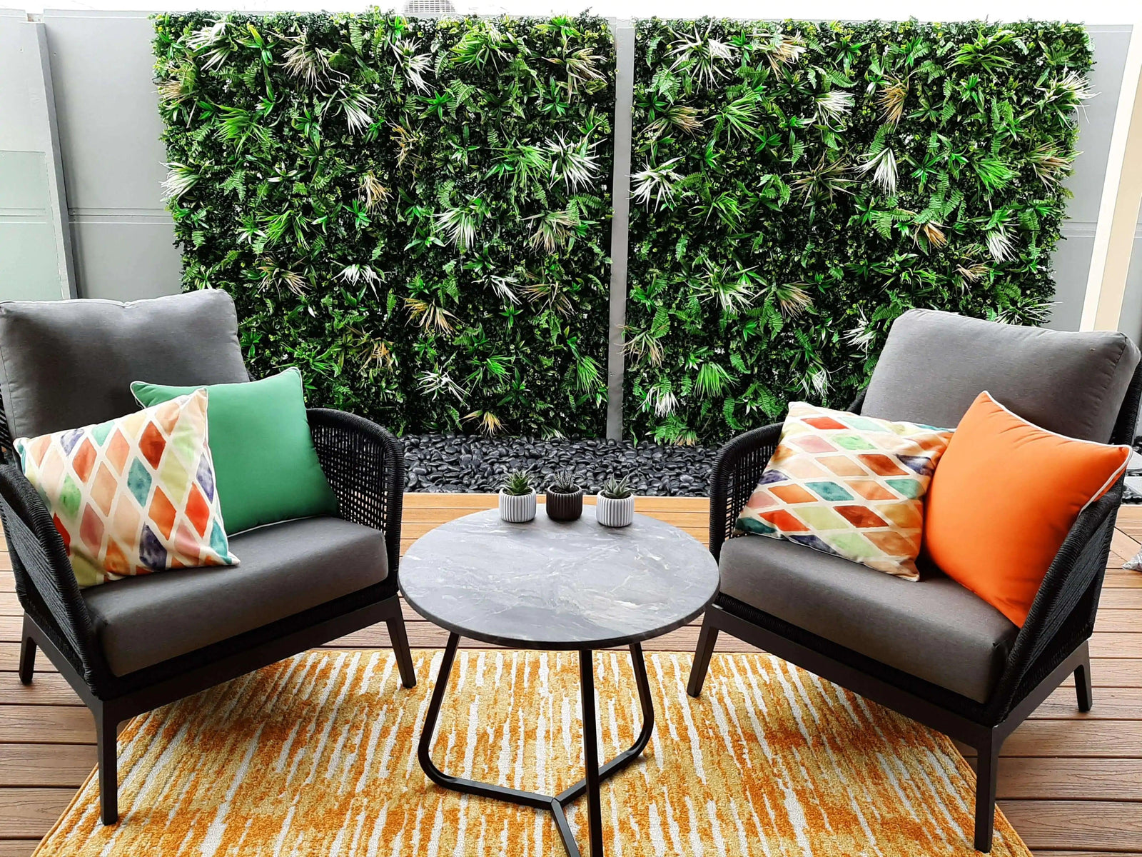 Artificial Wild Tropics Living Wall 28SQ FT UV Resistant - Evallys.com # #