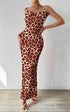 PRETTYGARDEN Women's 2024 Summer Floral Spaghetti Strap Maxi Dress Stretch Sexy Bodycon Dress Backless Slip Long Dresses Large Brown Leopard - Evallys.com # #
