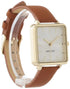 Nine West Women's Strap Watch Brown/Gold - Evallys.com # #