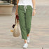 Drawstring Elastic Waist Pants - Evallys.com