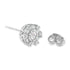 10K White Gold Diamond Stud Earring (1/2 cttw, I-J Color, I3 Clarity) - Evallys.com # #