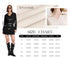 WIHOLL Womens Long Sleeve Lapel Collared V Neck Sweatshirt Dress Loose Fit Solid Color Mini Dresses Fall 2024 Black Large - Evallys.com # #