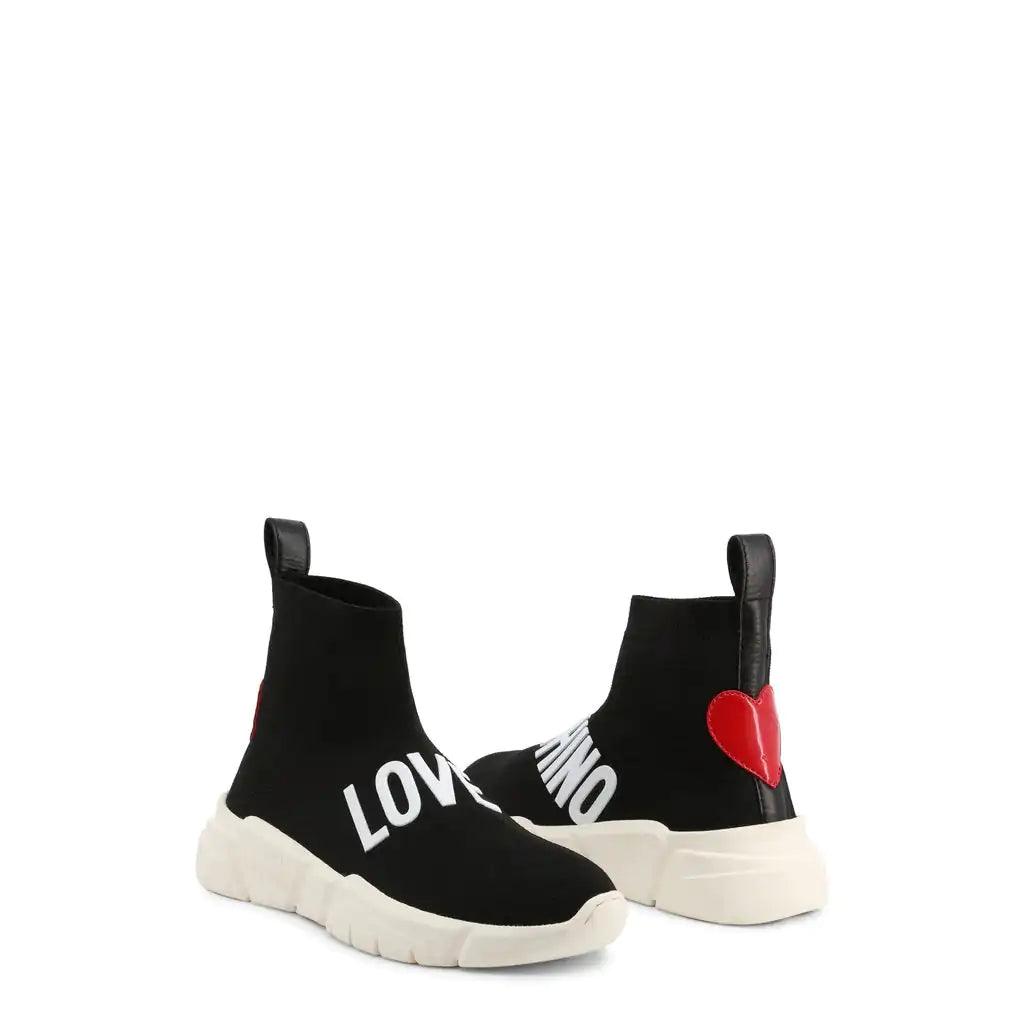 High Top Logo Sock Sneakers - Evallys.com # #