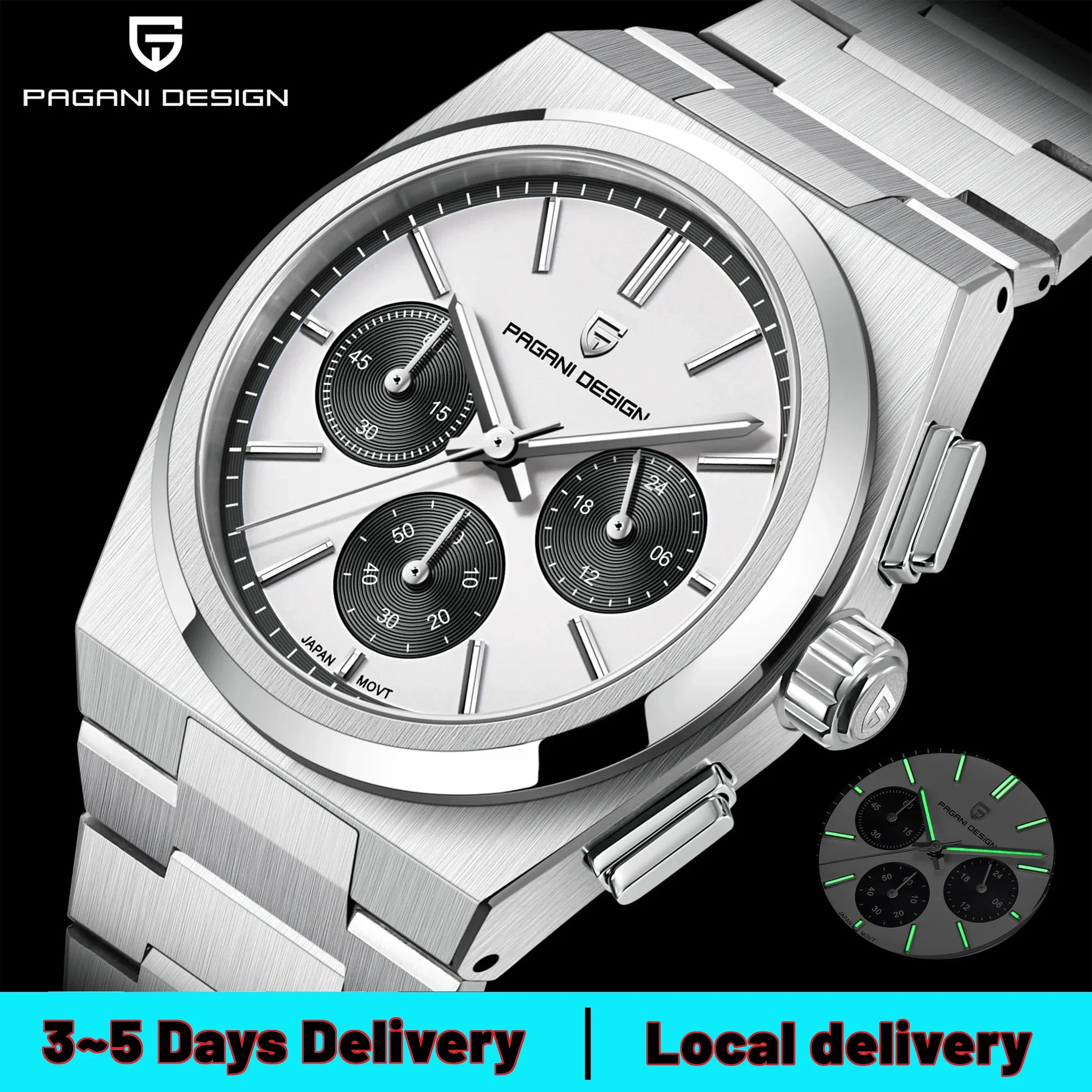 PAGANI DESIGN VK63 Watch

Men’s Chronograph Business Watch

Quartz Watch for Men 2024

Luxury Waterproof Stainless Steel Watch

Japan Movement Quartz Watch

PAGANI DESIGN PD1761

Sapphire Glass Men’s Watch

10ATM Water Resistant Watch

