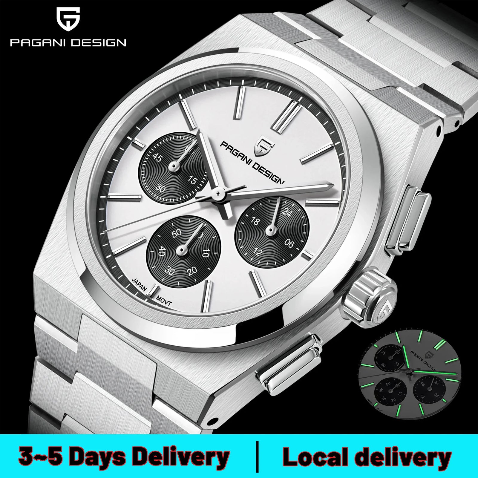 PAGANI DESIGN VK63 Watch

Men’s Chronograph Business Watch

Quartz Watch for Men 2024

Luxury Waterproof Stainless Steel Watch

Japan Movement Quartz Watch

PAGANI DESIGN PD1761

Sapphire Glass Men’s Watch

10ATM Water Resistant Watch

