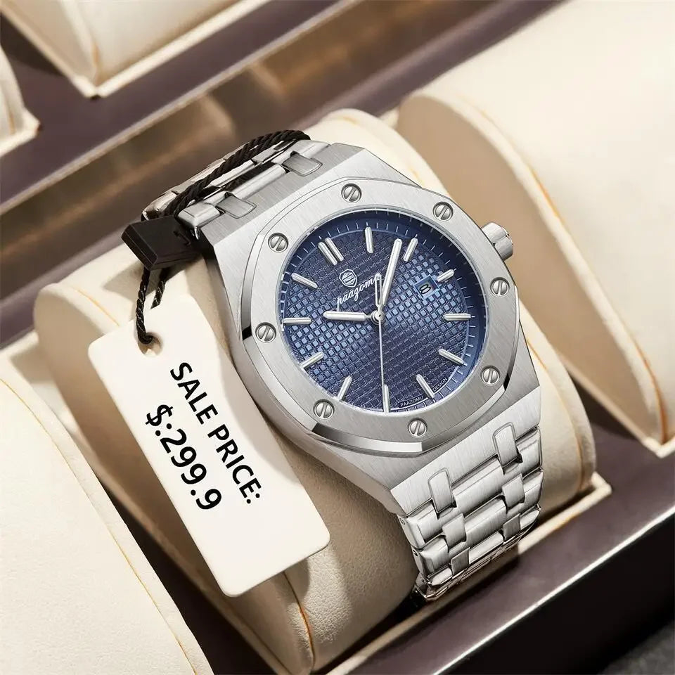 PENGAGAR Men’s Watch

Luxury Stainless Steel Watch

Waterproof Quartz Watch

Business Casual Men’s Watch

Luminous Hands Wristwatch

Auto Date Watch for Men

Square Dial Men’s Watch

Fashion Sports Watch Quartz