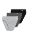 Jockey Women's Underwear Plus Size Elance French Cut - 3 Pack 9 Plus Grey Heather/Charcoal Heather/Black - Evallys.com # #