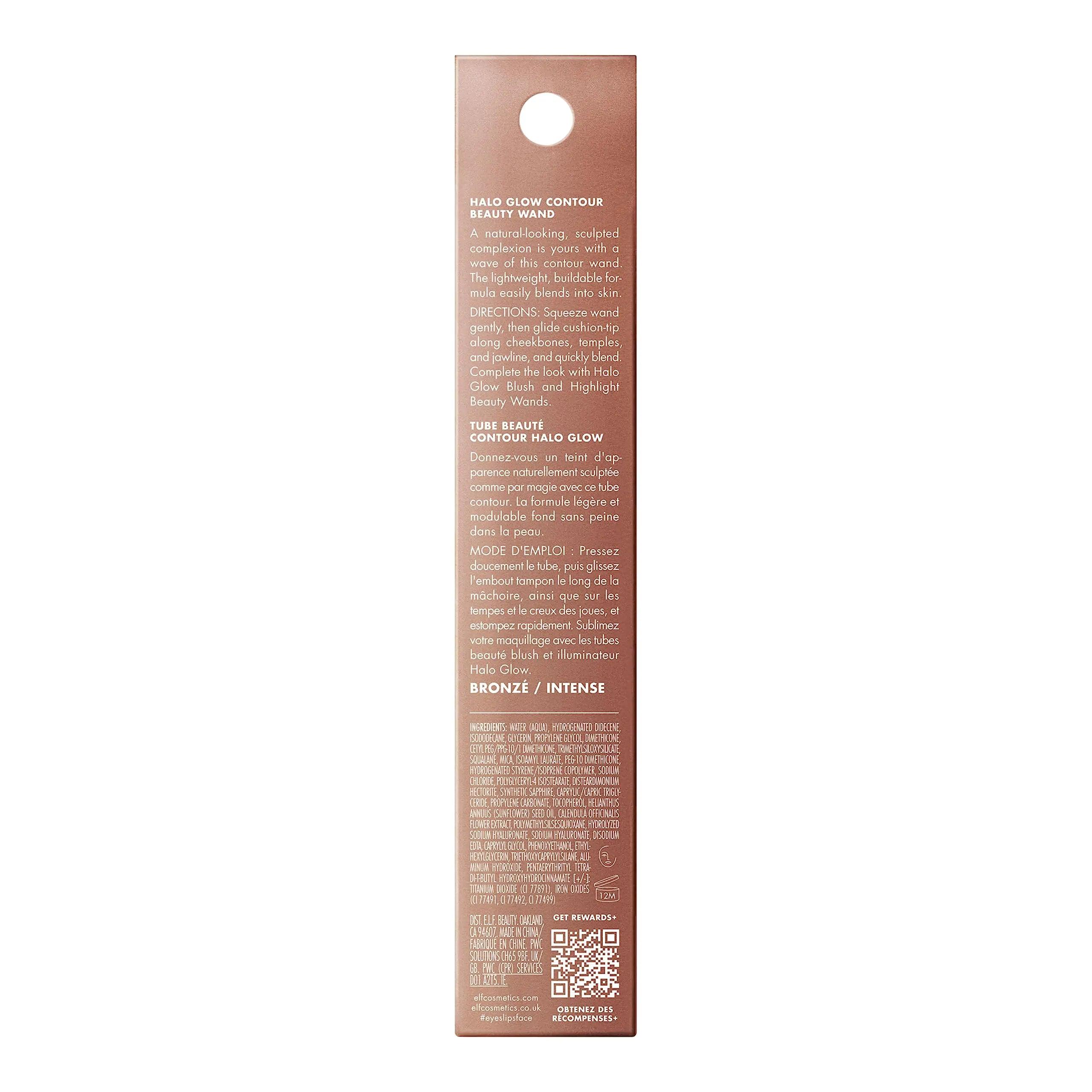 e.l.f. Halo Glow Contour Beauty Wand, Liquid Contour Wand For A Naturally Sculpted Look, Buildable Formula, Vegan & Cruelty-free, Tan/Deep 0.33 Fl Oz (Pack of 1) - Evallys.com # #