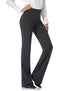 Tapata Women's 28''/30''/32''/34'' Stretchy Bootcut Dress Pants with Pockets Tall, Petite, Regular for Office Work Business Large Long Charcoal - Evallys.com # #