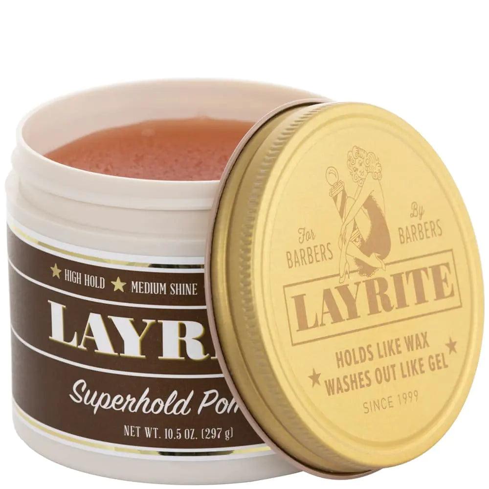 Layrite Superhold Pomade Oz Mild Cream Soda 10.5 Ounce (Pack of 1) - Evallys.com # #