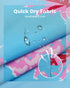 maamgic Mens Swim Trunks with Compression Liner 5" Stretch Beach Shorts Quick Dry with Zipper Pockets No-Chafing Board Shorts Blue-pink Pineapple Small - Evallys.com