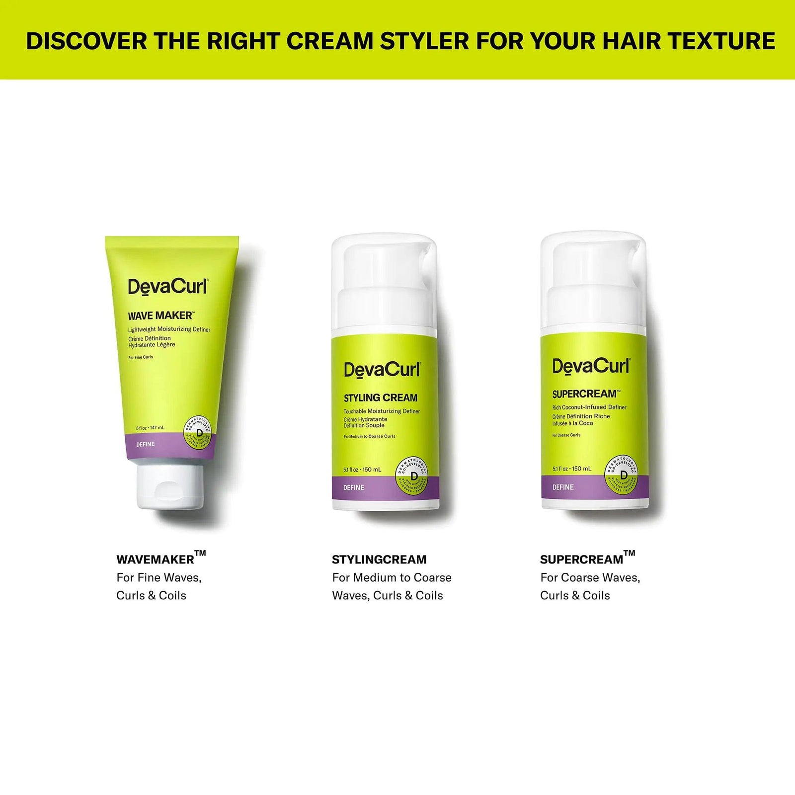 DevaCurl SuperCream Rich Coconut-Infused Definer | Hydra-Definition Blend | Multitasking Styler SuperCream | 17.75 fl oz (Citrus Zest) - Evallys.com # #