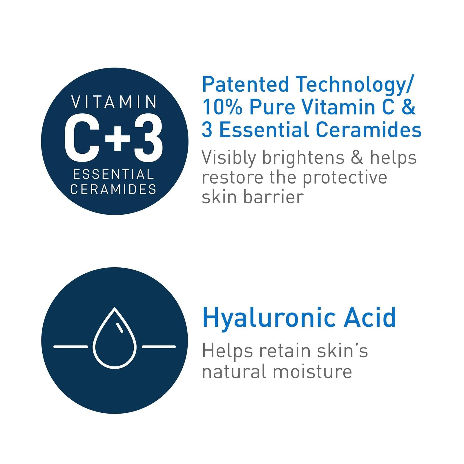 CeraVe Vitamin C Serum with Hyaluronic Acid | Skin Brightening Serum for Face with 10% Pure Vitamin C | Fragrance Free | 1 Fl. Oz - Evallys.com # #