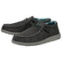 Hey Dude Men's Wally Sox | Men’s Shoes | Men's Lace Up Loafers | Comfortable & Light-Weight 8 Charcoal 2 - Evallys.com # #