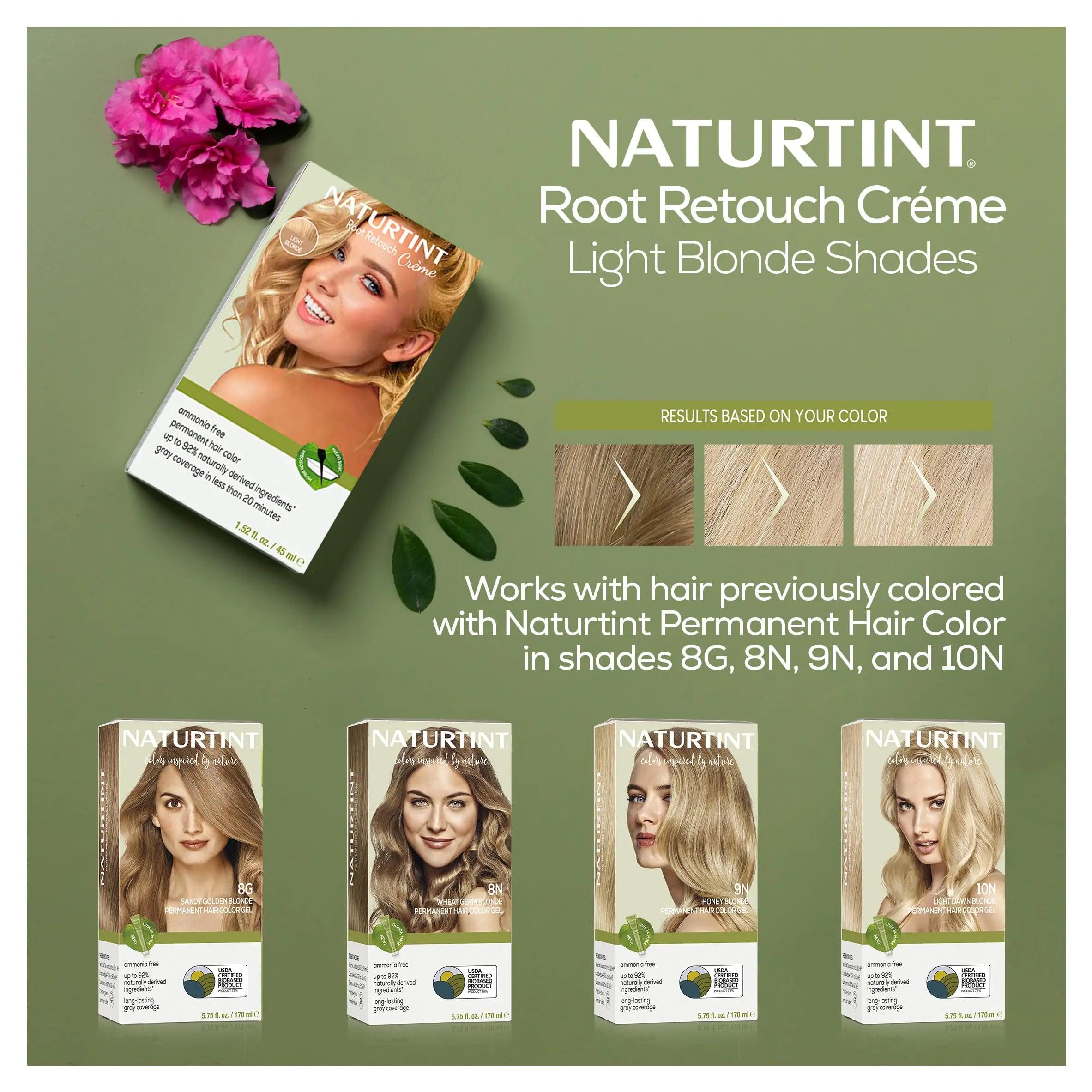 NATURTINT Light Blonde Root Retouch Amonie Free, 1.52 FZ - Evallys.com # #