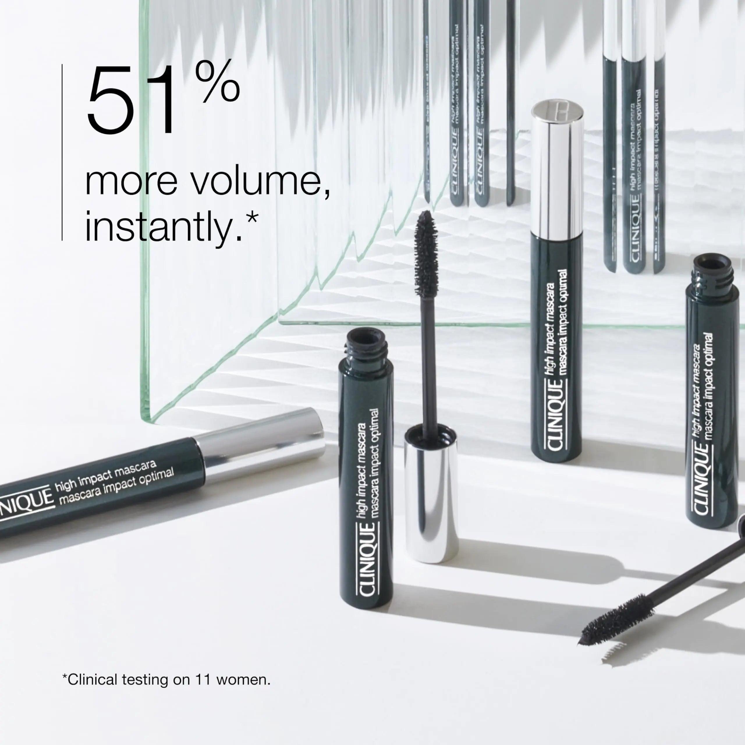 Clinique High Impact Mascara | Lengthening, Volumizing + Safe For Sensitive Eyes, Black/Brown AB Black/Brown - Evallys.com # #