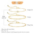 MBW Gold Bracelets for Women, 14K Dainty Gold Plated Stackable Bracelets for Women Trendy Gold Bracelet Stack Set Waterproof Chain Bracelets Paperclip Adjustable Tennis Minimalist Tiny Cute Jewelry style5 - Evallys.com # #