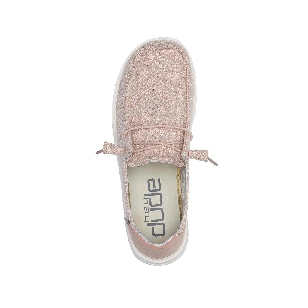 Hey Dude Wendy Print | Women’s Shoes | Women’s Slip-on Loafers | Comfortable & Light-Weight 11 Stretch Sparkling Pink - Evallys.com # #