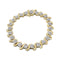 10K Yellow Gold Plated .925 Sterling Silver 1.0 Cttw Diamond "S" Link 7.25" Bracelet (J-K Color, I1-I2 Clarity) - Evallys.com # #