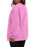 WIHOLL Womens Oversized Sweatshirts Crewneck Long Sleeve Tops Fleece Pullover Fall Fashion Clothes with Pocket Pink XX-Large - Evallys.com # #