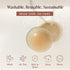 Reusable Silicone Nipple Covers - Waterproof, Nude, 4 Shades - Sticky Breast Stickers for Strapless Dress Crème Medium (Fits C-DD) - Evallys.com