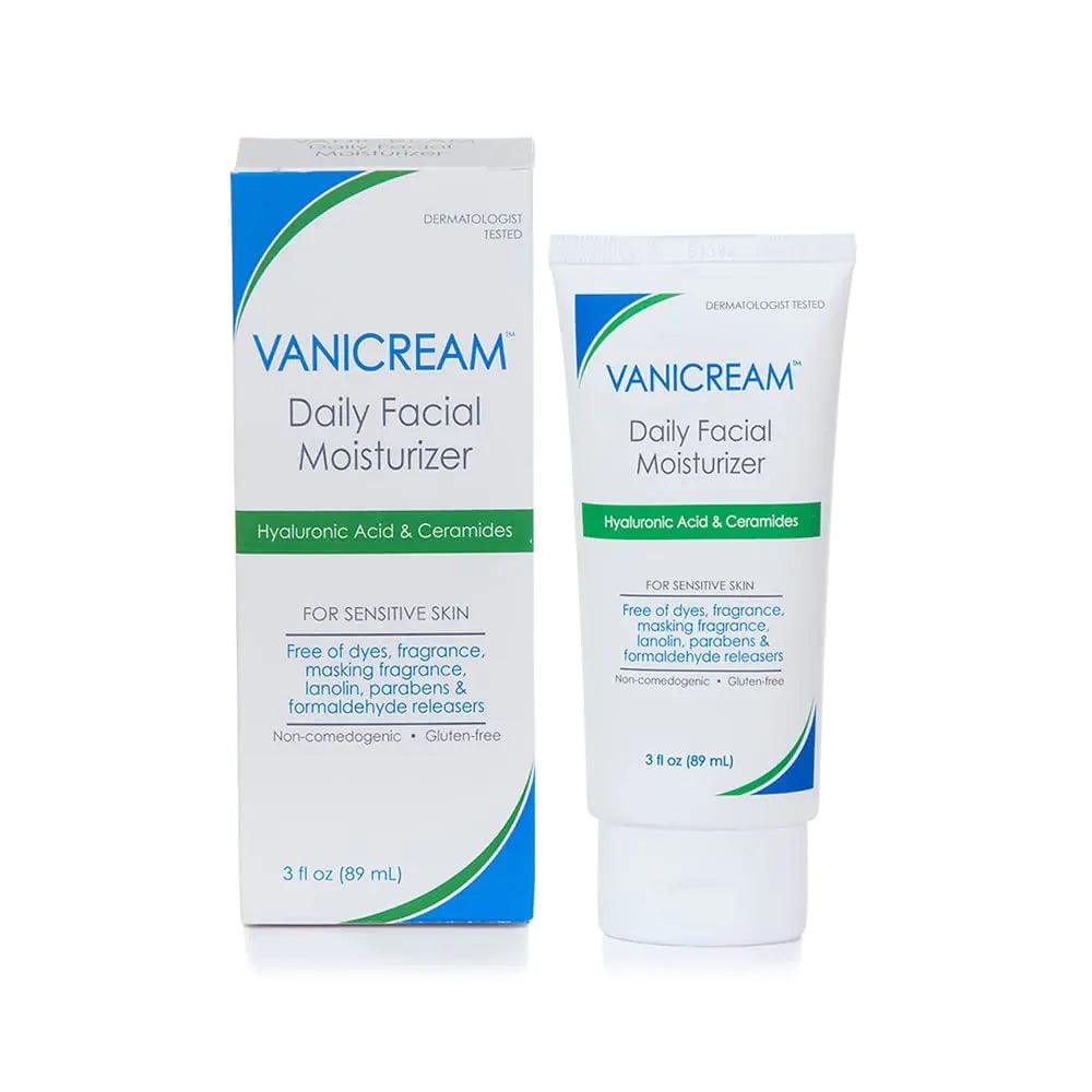 Vanicream Daily Facial Moisturizer With Ceramides and Hyaluronic Acid - Formulated Without Common Irritants for Those with Sensitive Skin, 3 fl oz (Pack of 1) 3 Fl Oz (Pack of 1) - Evallys.com # #