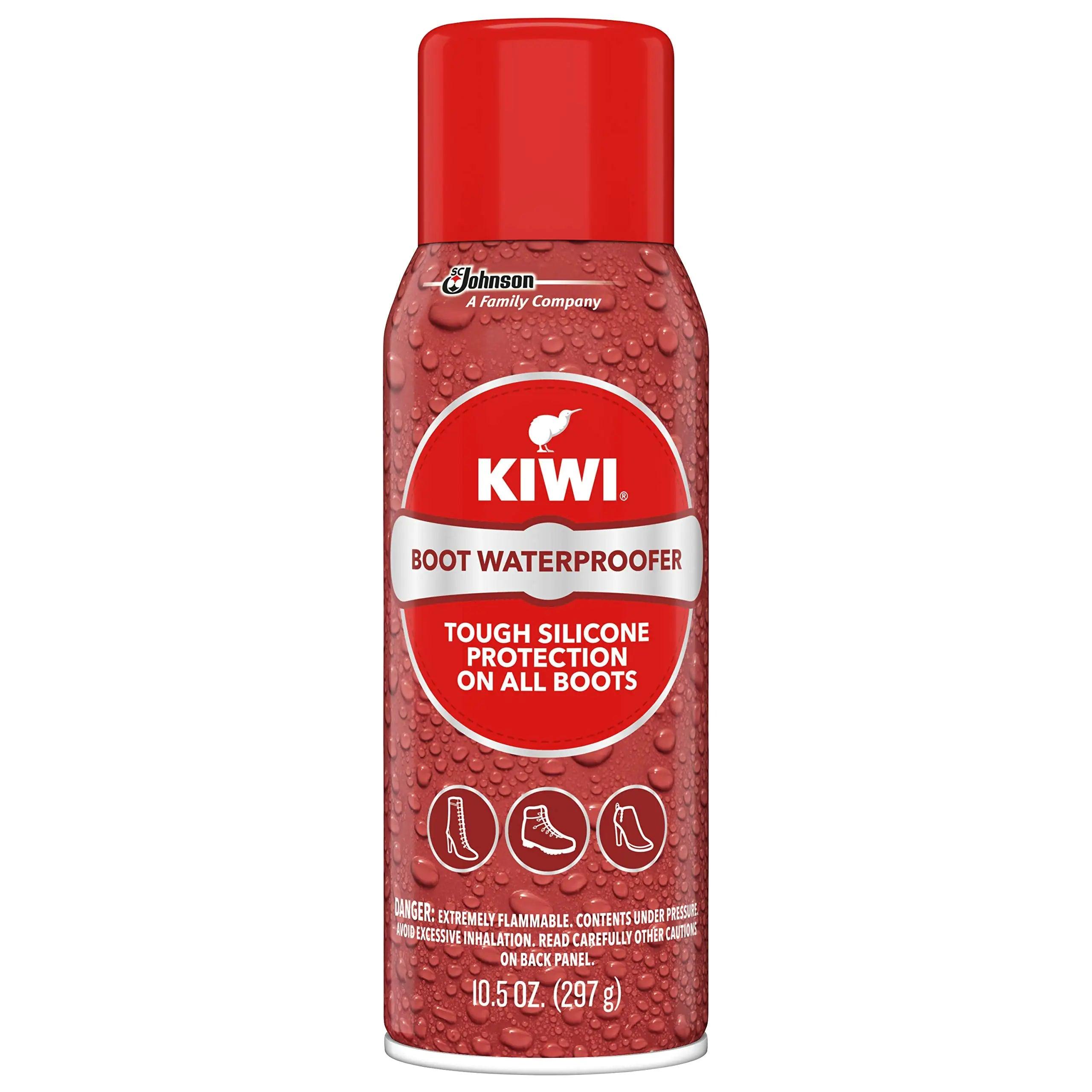 KIWI Boot Waterproofer Tough Silicone Waterproof Spray for Boots, Aerosol, 10.5 oz, 1 ct - Evallys.com # #