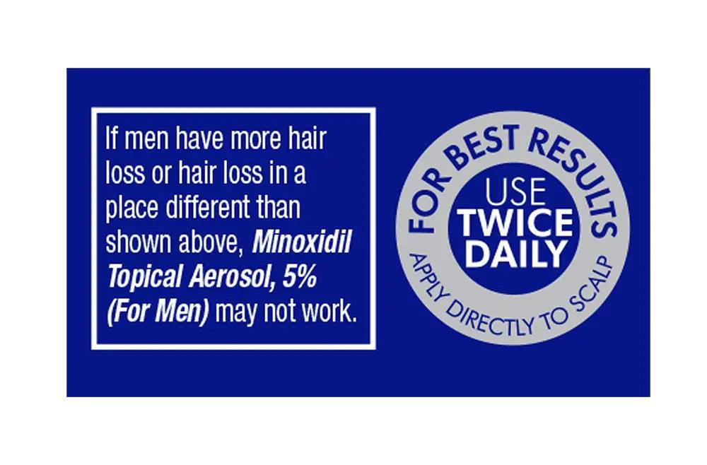 Taro Minoxidil Topical Aerosol Foam, 5%, Hair Regrowth Treatment for Men, 2.11 oz 2.11 Ounce (Pack of 1) - Evallys.com # #