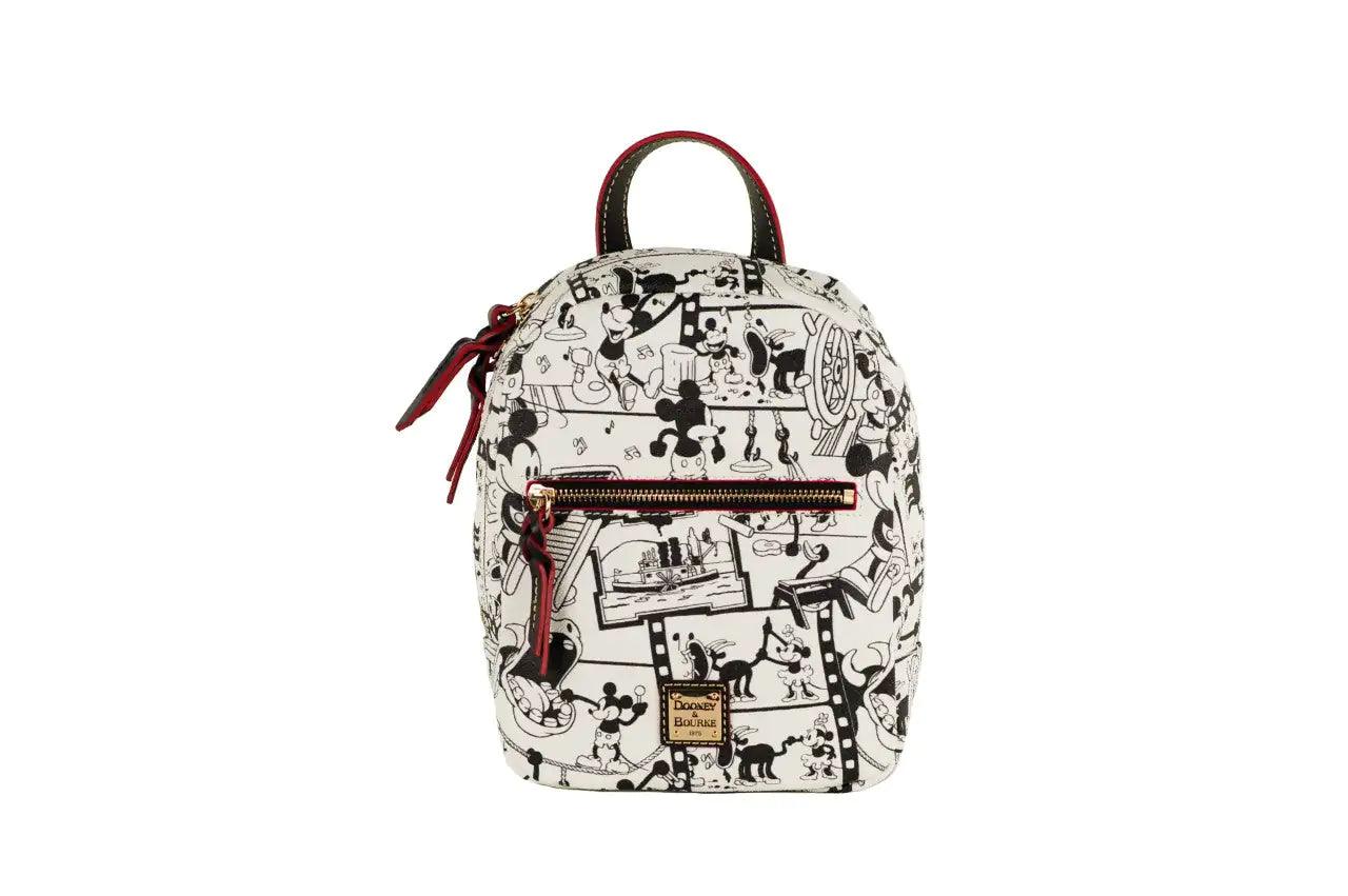 Dooney & Bourke Mickey Mouse Steamboat Willie Small Backpack - Evallys.com # #