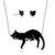 Cat Necklace and Earrings Set - Evallys.com