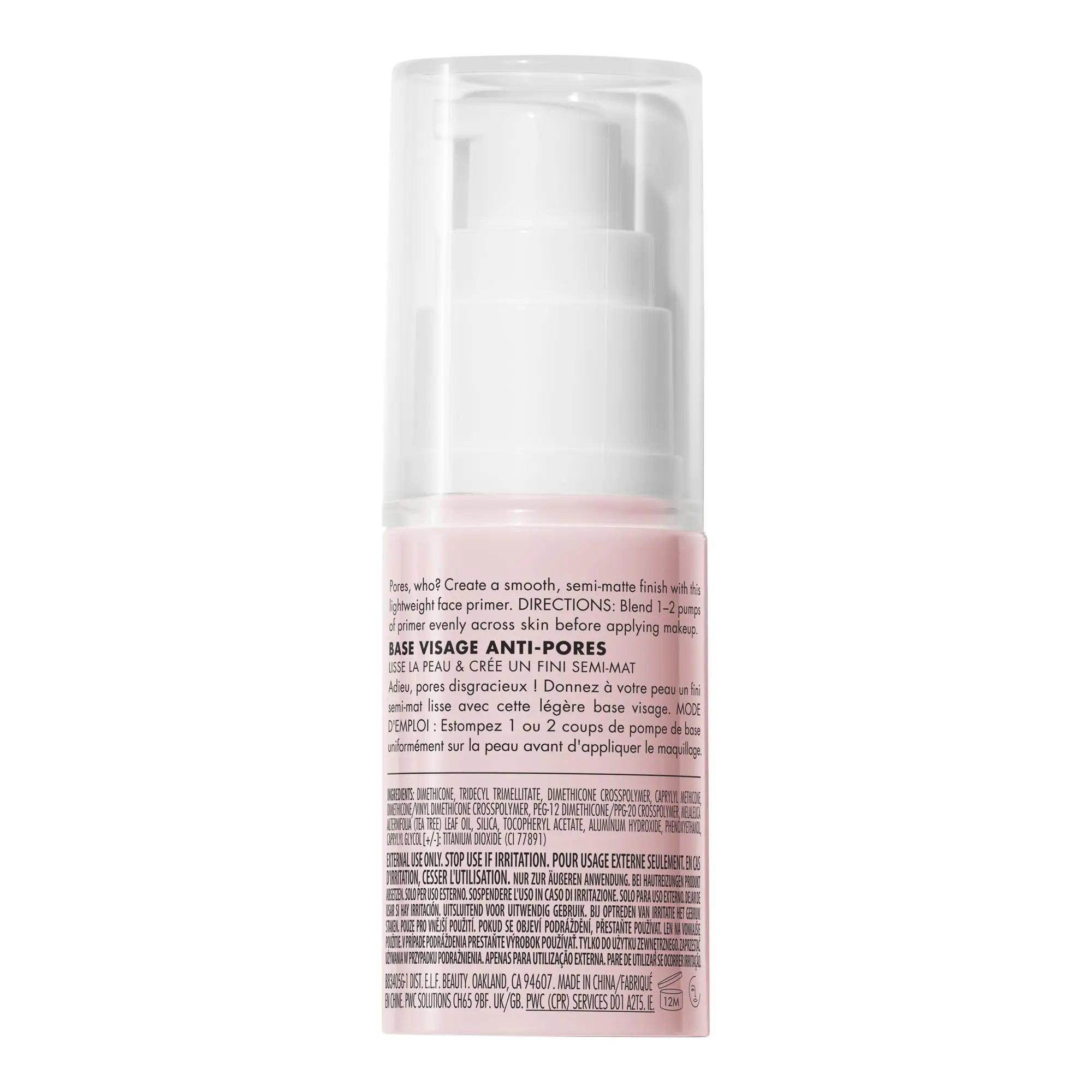 e.l.f. Poreless Face Primer, Restoring Makeup Primer For A Flawless, Smooth Canvas, Infused With Tea Tree & Vitamin A, Vegan & Cruelty-Free, 0.47 Fl Oz 0.47 Fl Oz (Pack of 1) - Evallys.com # #