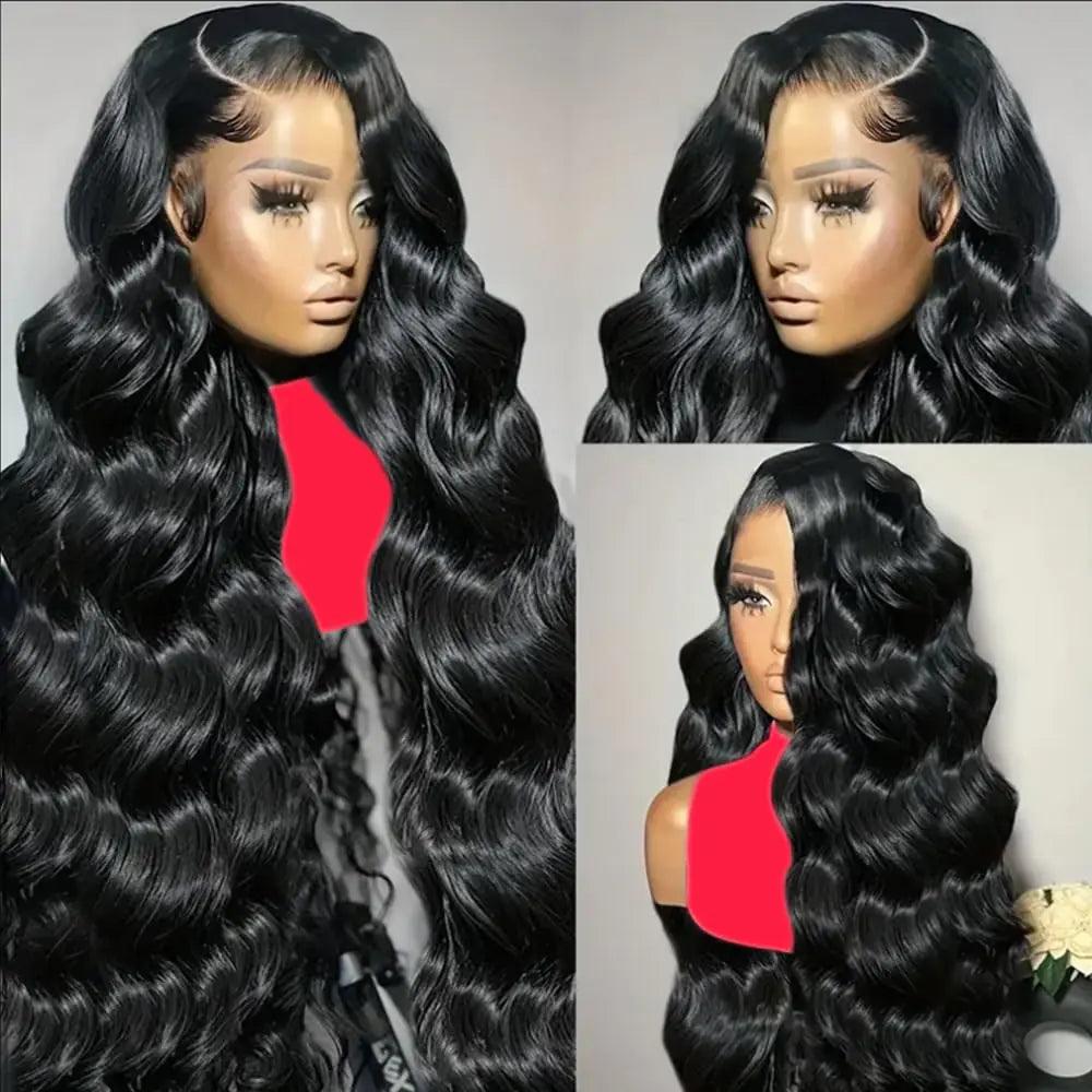 13x6 HD Lace Front Wigs Human Hair Pre Plucked 180% Density Body Wave Closure Wigs Human Hair for Women Human Hair Wig with Baby Hair Natural Color 24 Inch 13x6 Body Wave Human Hair Wig - Evallys.com # #